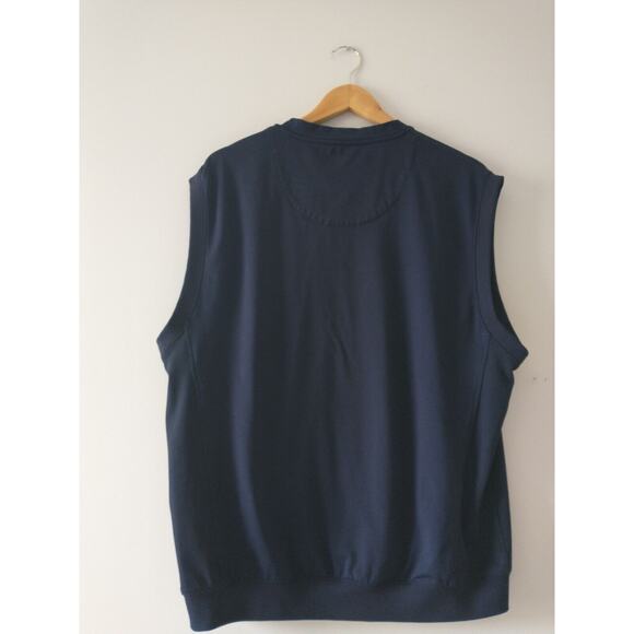 Pro Tour Performance Men's Golf V-Neck Navy Vest Size Medium - Picture 6 of 12